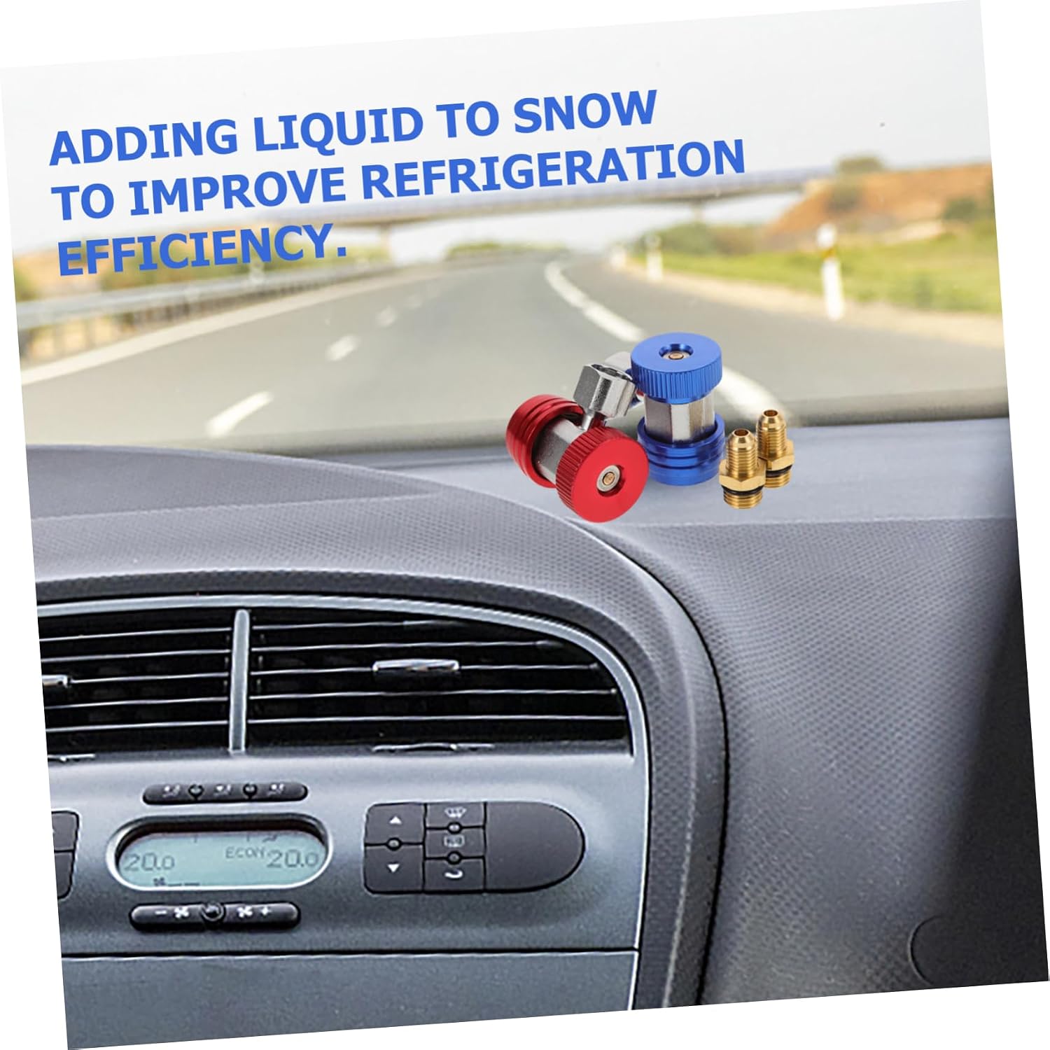 1pair Quick Couplers for Automotive Air Connectors Efficient Control Saving Installation Compatible Car Maintenance