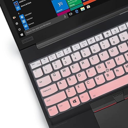 Miniatura 26 de Funda de teclado para Lenovo ThinkPad E15 Gen 4/3/2, ThinkPad L15 Gen 2/1, ThinkPad T15 T15p T15g P15s P15s P15v Gen 3/2/1, ThinkPad E580 E590 E595