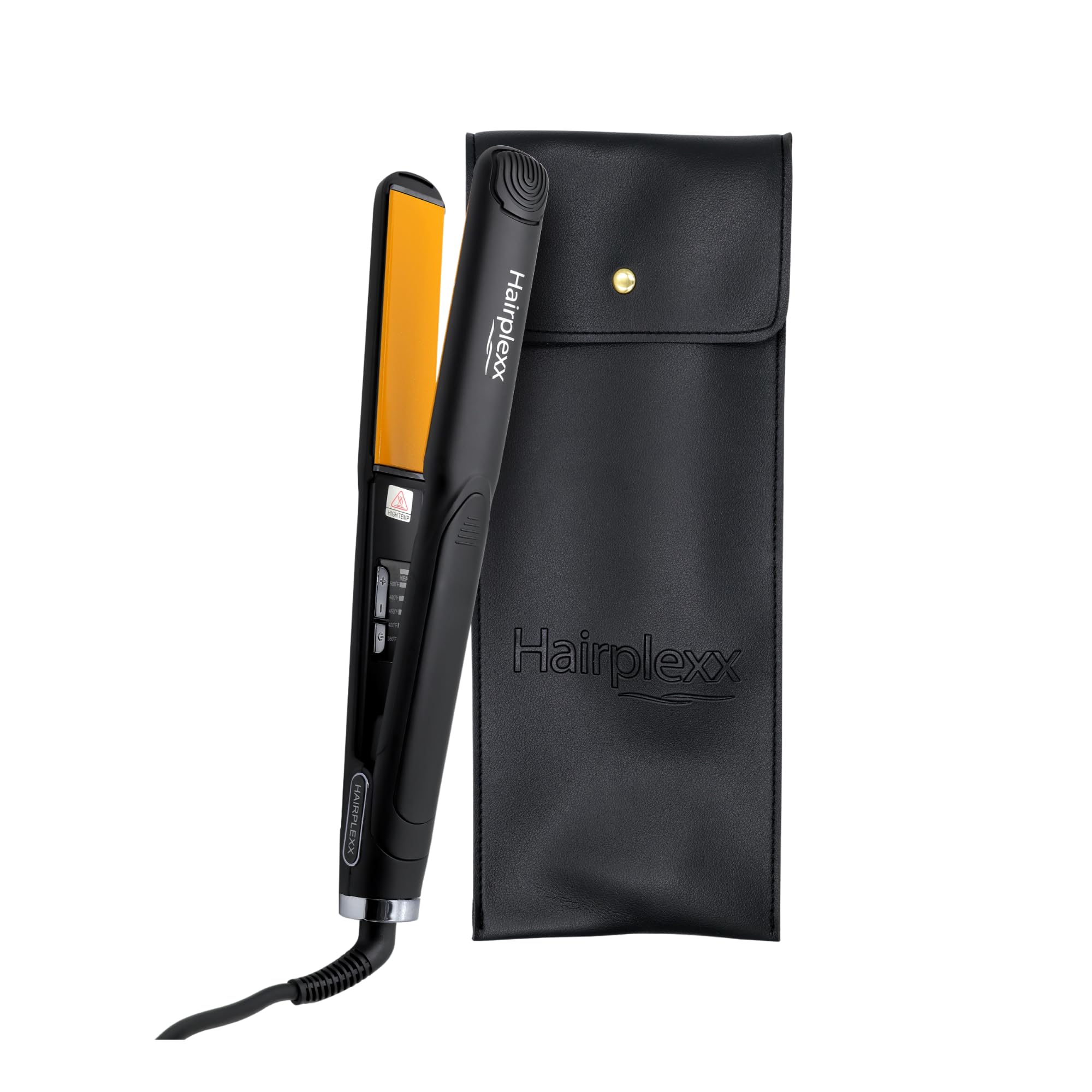 HAIRPLEXX CAVIAR ANTI-AGE RESTORATIVE TREATMENT PROFESSIONAL Straightener 500F Advance Ionic Technology Reduces Frizz Flyaway for A Smooth Sleek Salon Finish