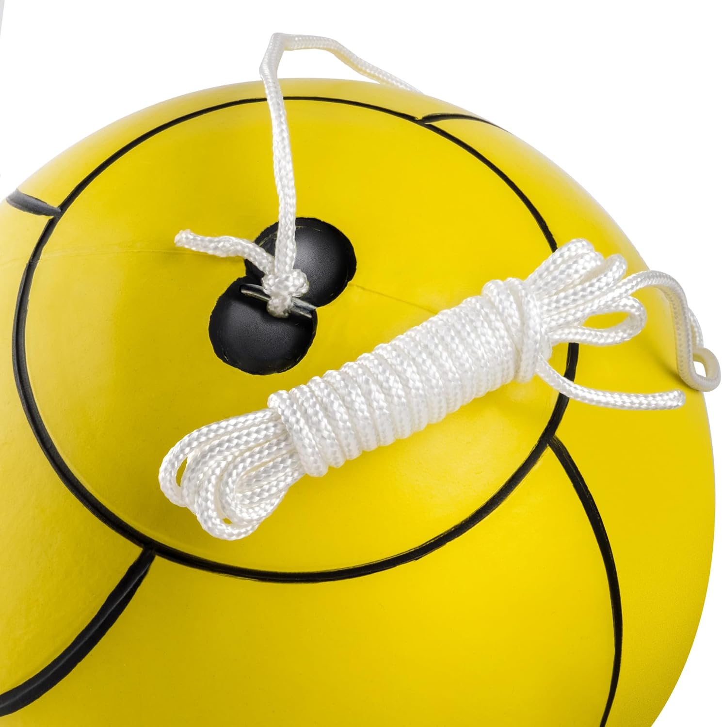 Cannon Sports Tetherball Set - Includes Replacement Ball & Heavy Duty 7-Foot Rope - Perfect for Indoor Outdoor Games and Backyard Family Fun - Easy Setup – Rubber Tetherball image 4