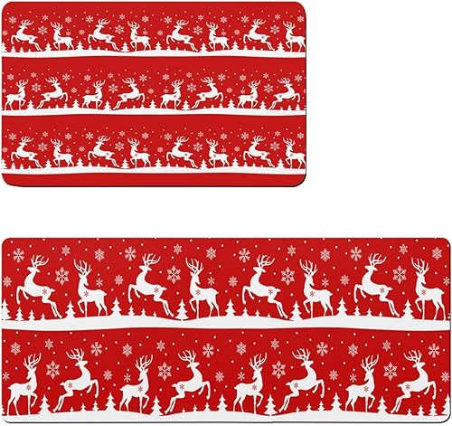 Miniatura 7 de Tapete de baño con ciervos navideños para bañera, antideslizante, de secado rápido y absorbente, tierra de diatomeas, fregadero, dormitorio, cocina,