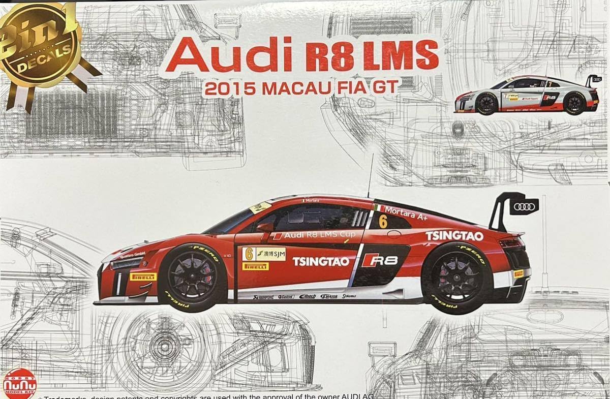 Audi R8 LMS 2015 MACAU FIAGT プラモデル Amazon.co.jp: PLATZ nunu Audi R8 LMS 2015 Macau FIA GT