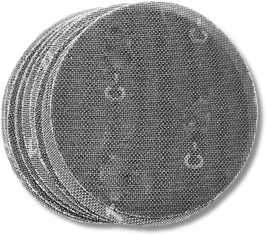 Kit 10 Discos de Lixa Abrasivos Telados com Sistema de Fi...