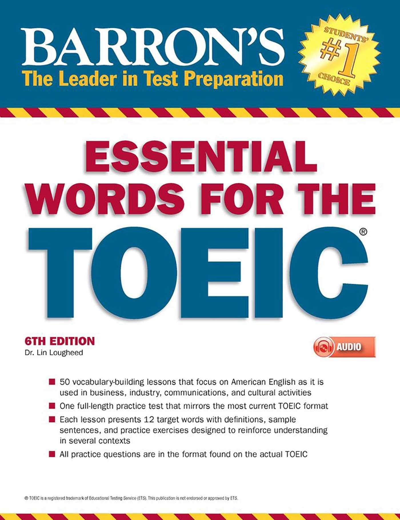Essential Words for the Toeic with MP3 CD, 6th Edition (Barron's Test Prep) Paperback – 5 May 2017