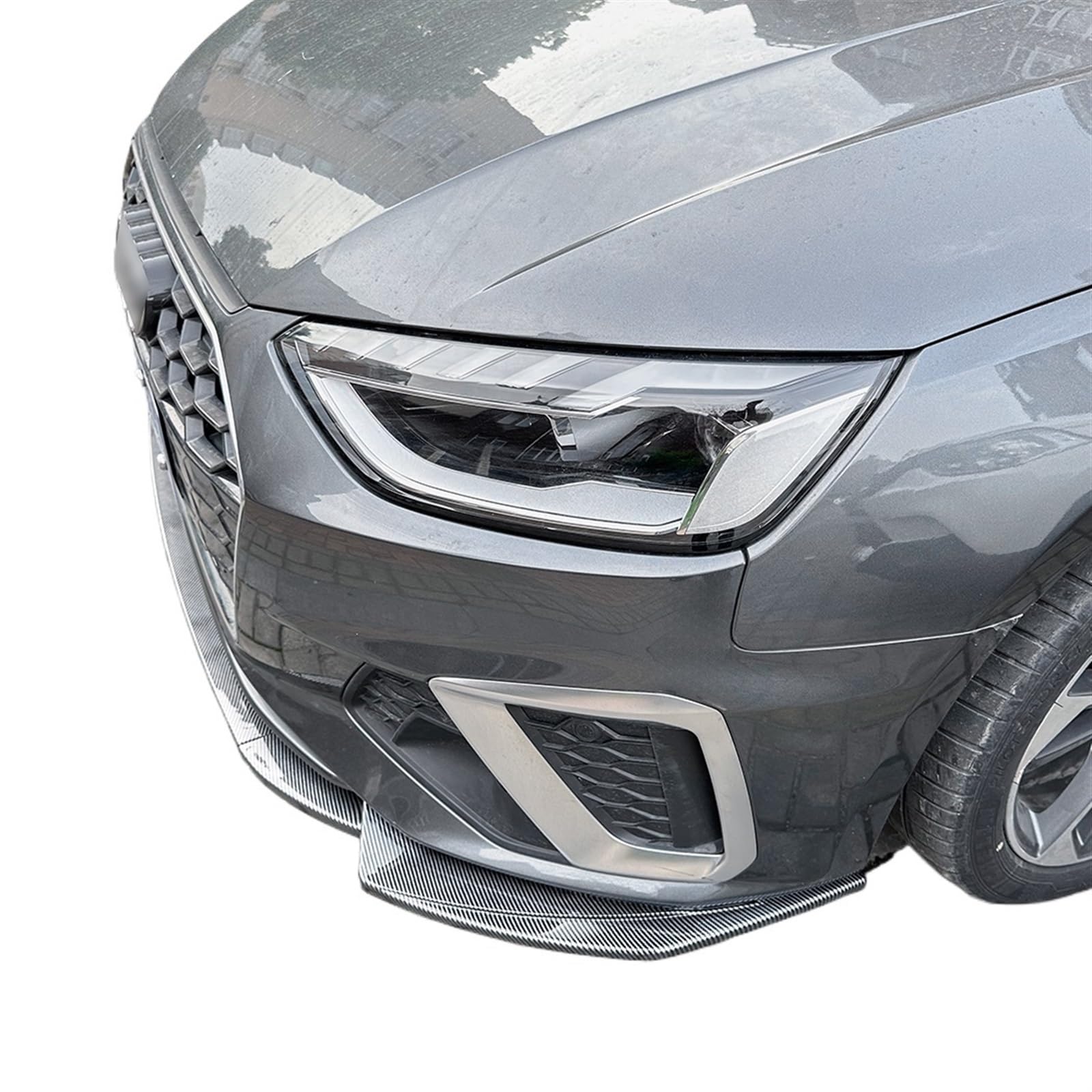 Przedni Spoiler Wargowy Kompatybilny z Audi A4 S4 B9.5 Sline 2020