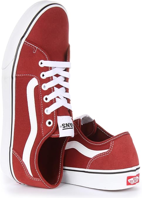 Vans Filmore Decon Herrenschuhe Schnürschuhe Sneaker Grau Freizeit