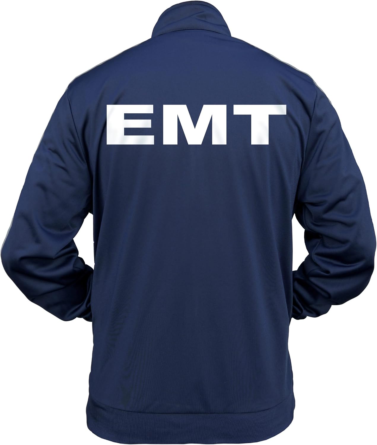 Smart People Clothing EMT Track Jacket with Reflective Decorations Front and Back