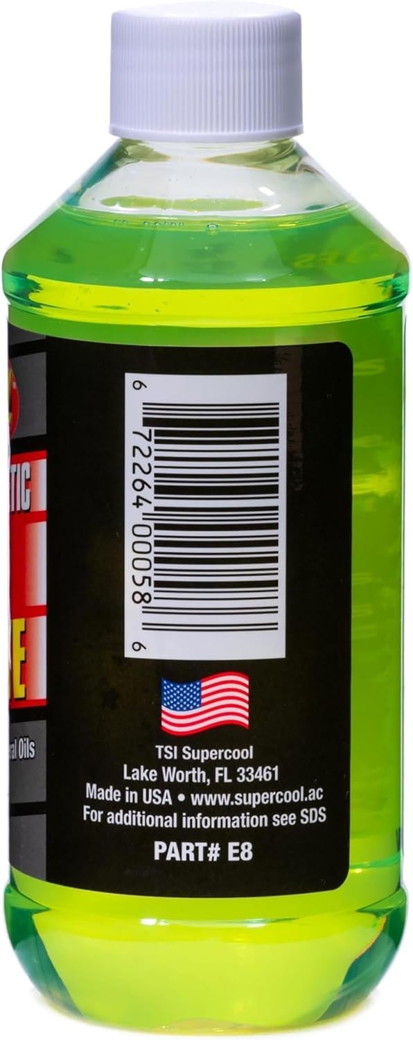 TSI Supercool E8 Ester Oil with UV Dye 8oz 1-Pack