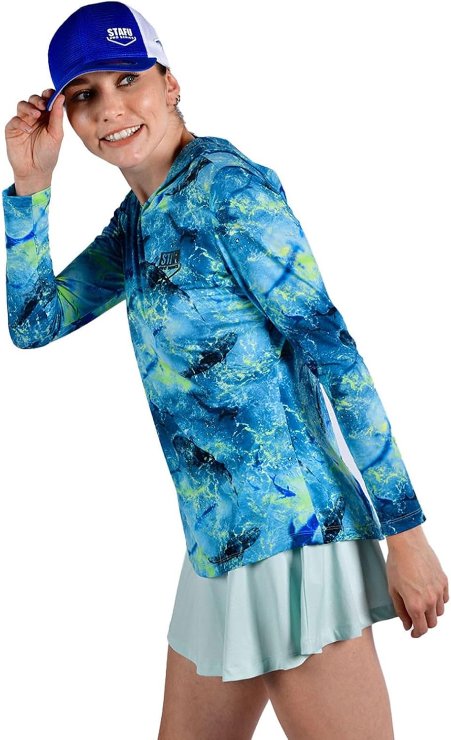 Sirena USA Women's Fishing Hoodie | Long Sleeve UV Protection Shirt for Outdoor, Travel & Water Sports - Image 4