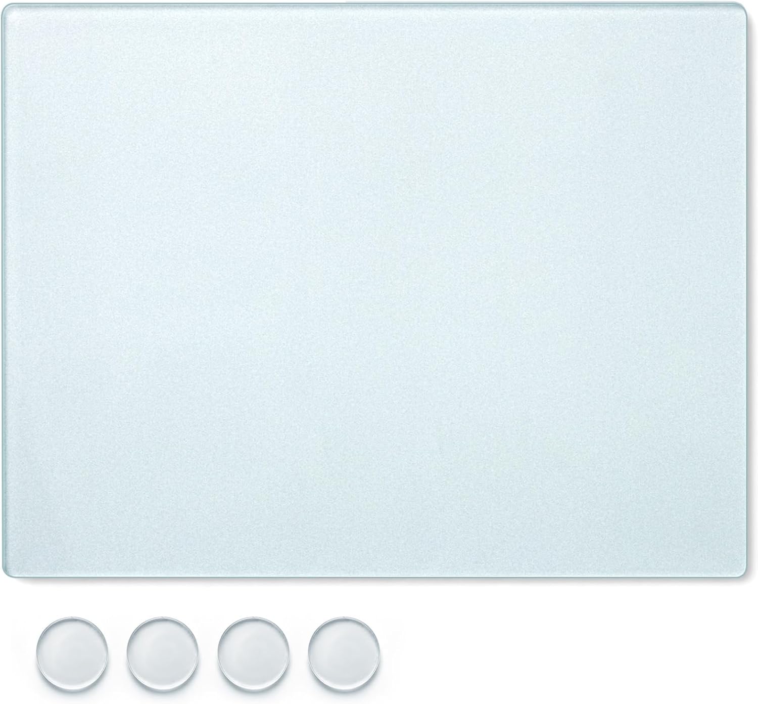 Nuanchu 16 x 12 x 0.2 Inch Tempered Frosted Glass Paint Muller Slab Mineral Pigment Grinding Plate for DIY Oil Painting Watercolor Oil Acrylic Painting