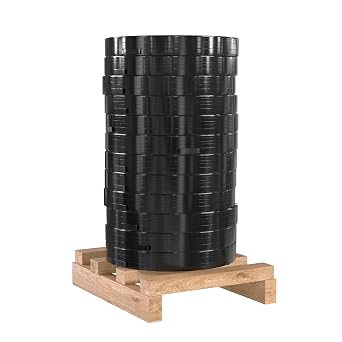Steel Strapping Coil - 1/2" x .020" x 2940 Length 1200 Break strength Metal Banding - Standard Grade Metal Straps - Cut-Resistant Strapping Band - Pallet Strapper, Steel Strapping Band