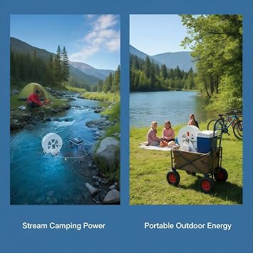 Versatile 50W/100W Hydroelectric Turbine Generator, A Flexible Solution for Outdoor Power Needs