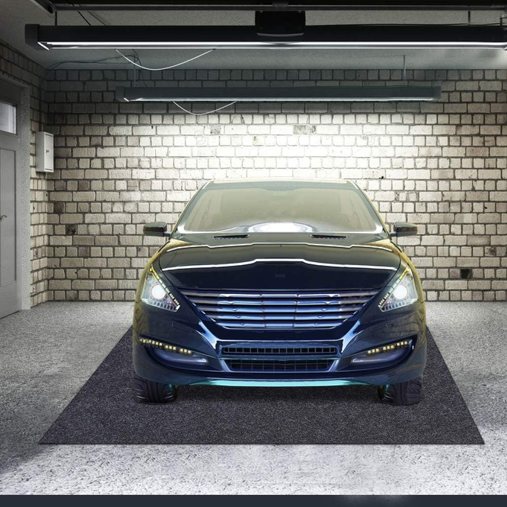 Garage Floor Protection Mat，Reusable, Washable, Indoor Parking Mat-Premium Absorbent Oil Pad Contains Liquid (19' x 7'5")