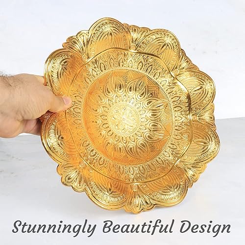 Miniatura 4 de Bandeja decorativa de cuenco de servir con patas doradas, decoración de mesa para el hogar, centro de mesa, encimera de cocina, bandeja de tazón,