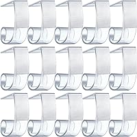 Vista 1 de Boao 50 clips transparentes transparentes para zócalos de mesa, modelo de clips de plástico para mantel, abrazaderas con gancho para mantel de mesa