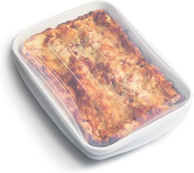 Stasher Reusable Silicone Rectangle Stretch Lid, Food Cover for 9x13 inch | Food-Safe Silicone, Eco-Friendly, Microwave, Oven, Dishwasher Safe, for Sheet Pans and Baking Dishes, Replacement Lid