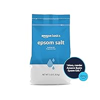 Vista 5 de Yaxa Basics Epsom Salt Soak, sulfato de magnesio USP, 3 libras, paquete de 6