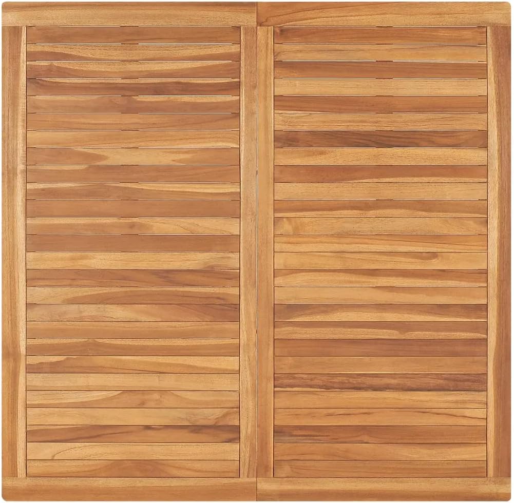SKM Patio Dining Table 47.2"x47.2"x30.3" Solid Teak Wood