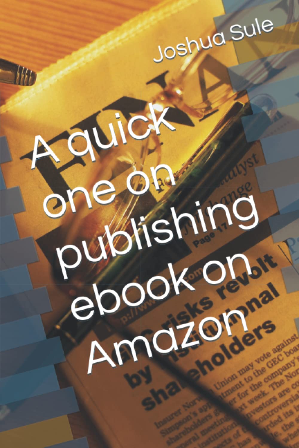 A quick one on publishing ebook on Amazon