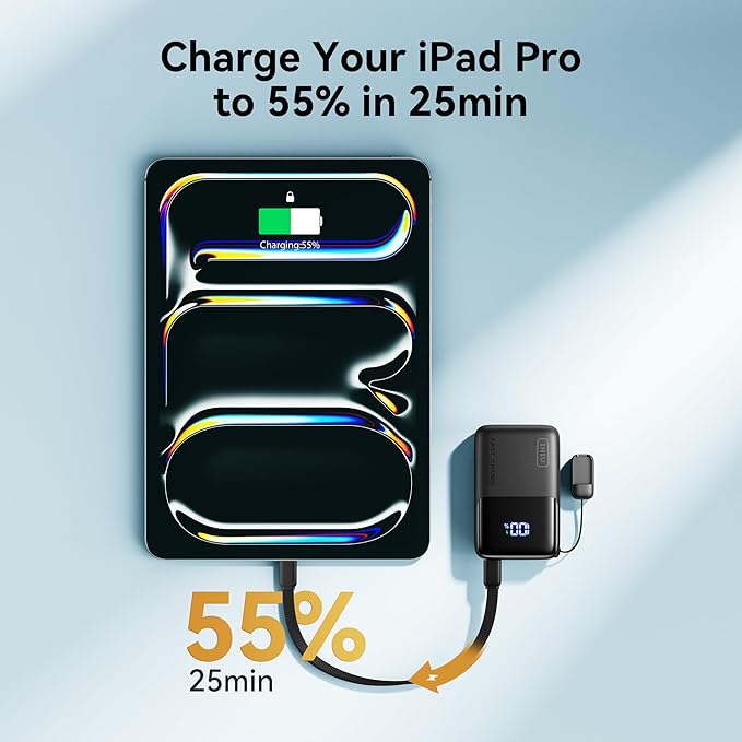 INIU Ultra Small 10000mAh 45W PD Power Bank Combo miniatura 6