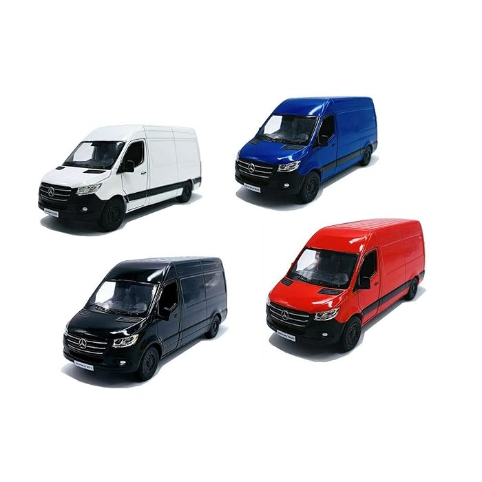 Buy Kinsmart 2019 MercedesBenz Sprinter Van Diecast Car Set Box of