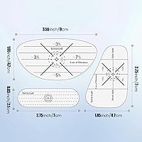 Vista 5 de ToVii Juego de 300 cintas de impacto de golf ~ 600 piezas, análisis de consistencia de puntos dulces y disparos, calcomanías de impacto de club