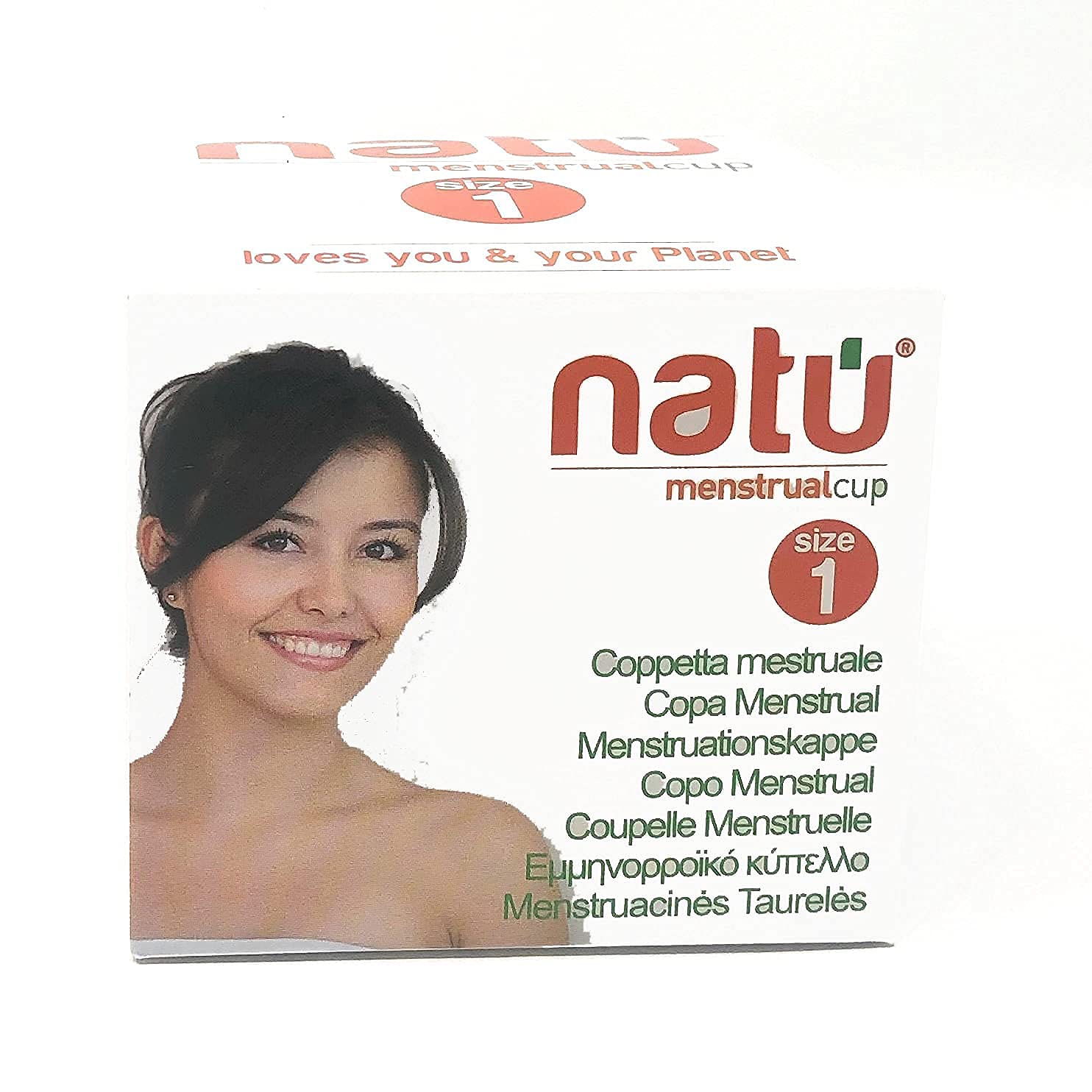 COPPETTA MESTRUALE NATU’ 1 MORBIDISSIMA FACILE INSERIMENTO ASSORBENTI CICLO 1