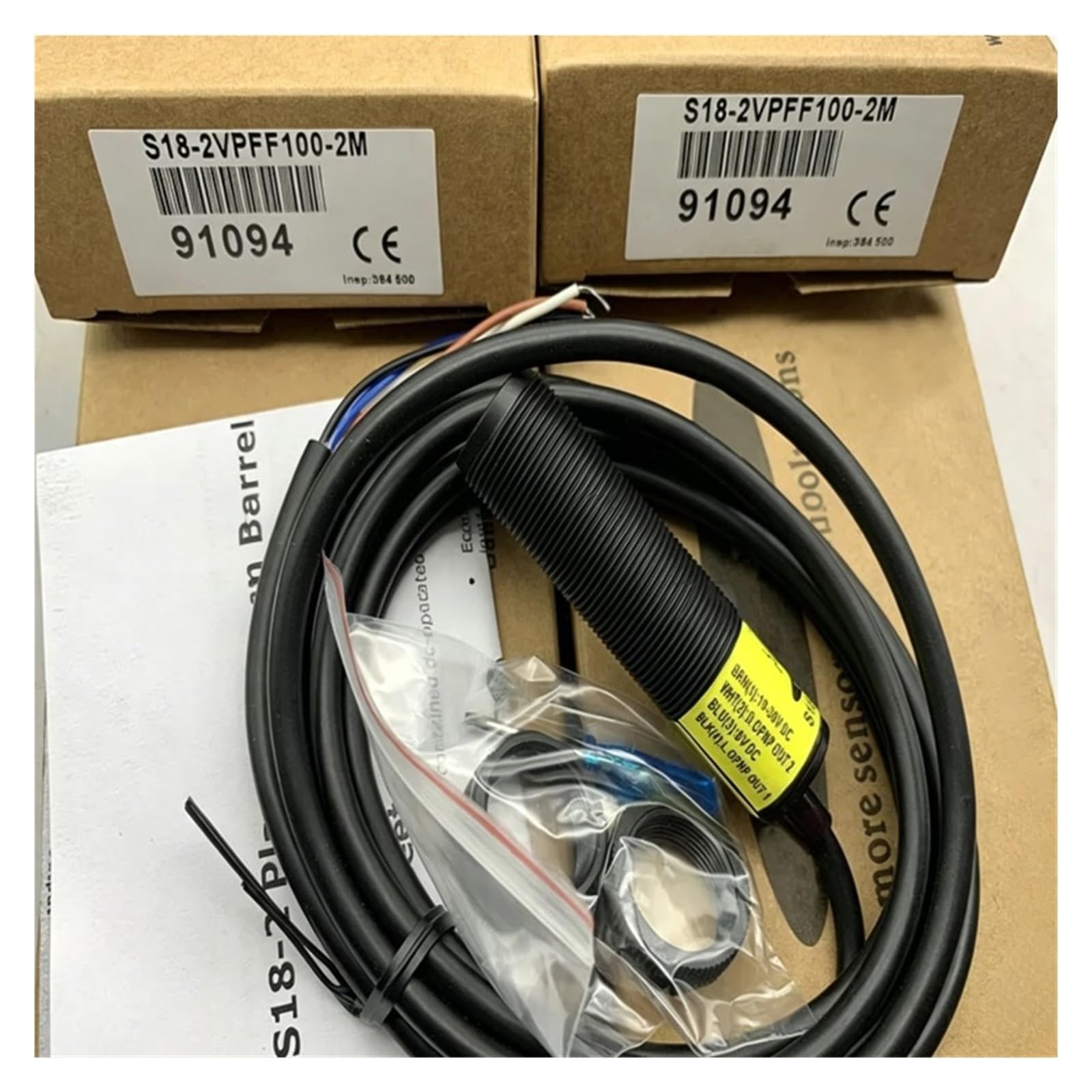 NACODLUL 1pcs Photoelectric sensor S18-5-B-30/32(S18-5-B-30)