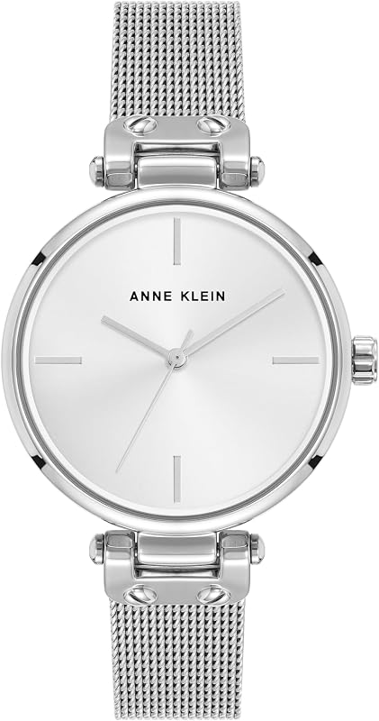 Reloj de pulsera de malla para mujer