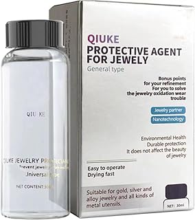 AZIDWERYQ Protective Coating for Metal, Jewelry Protective Coating, Clear Protective Polish-on Sealant to Protect and Shield Metal and Stone Jewelry from Tarnish, Wear and Prevent Allergies