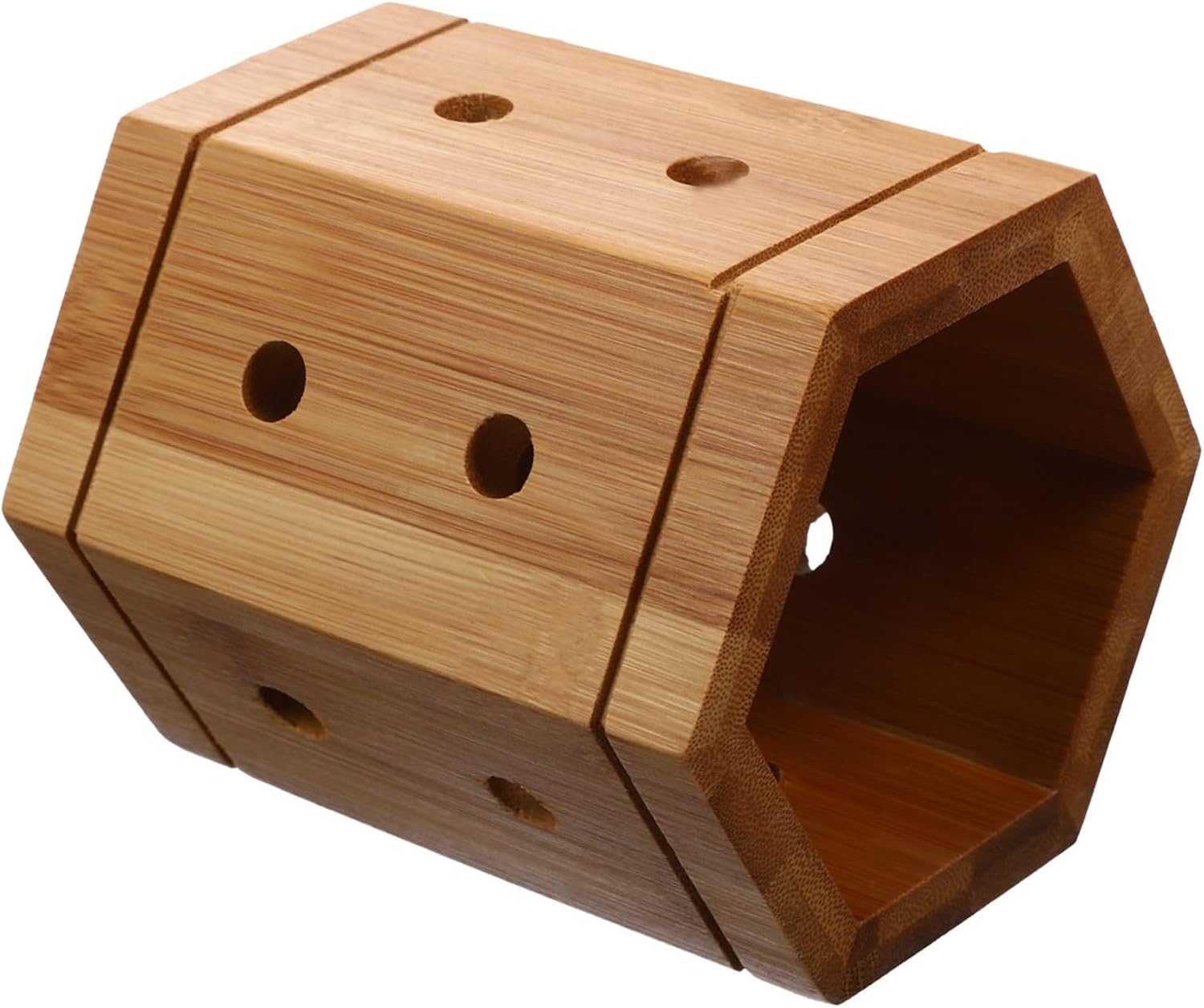 Wooden Chopstick Tube Utensil Holder for Bar Kitchen Utensil Organizer Creative Dining Table Organizer Pen Container Kitchen Gadget