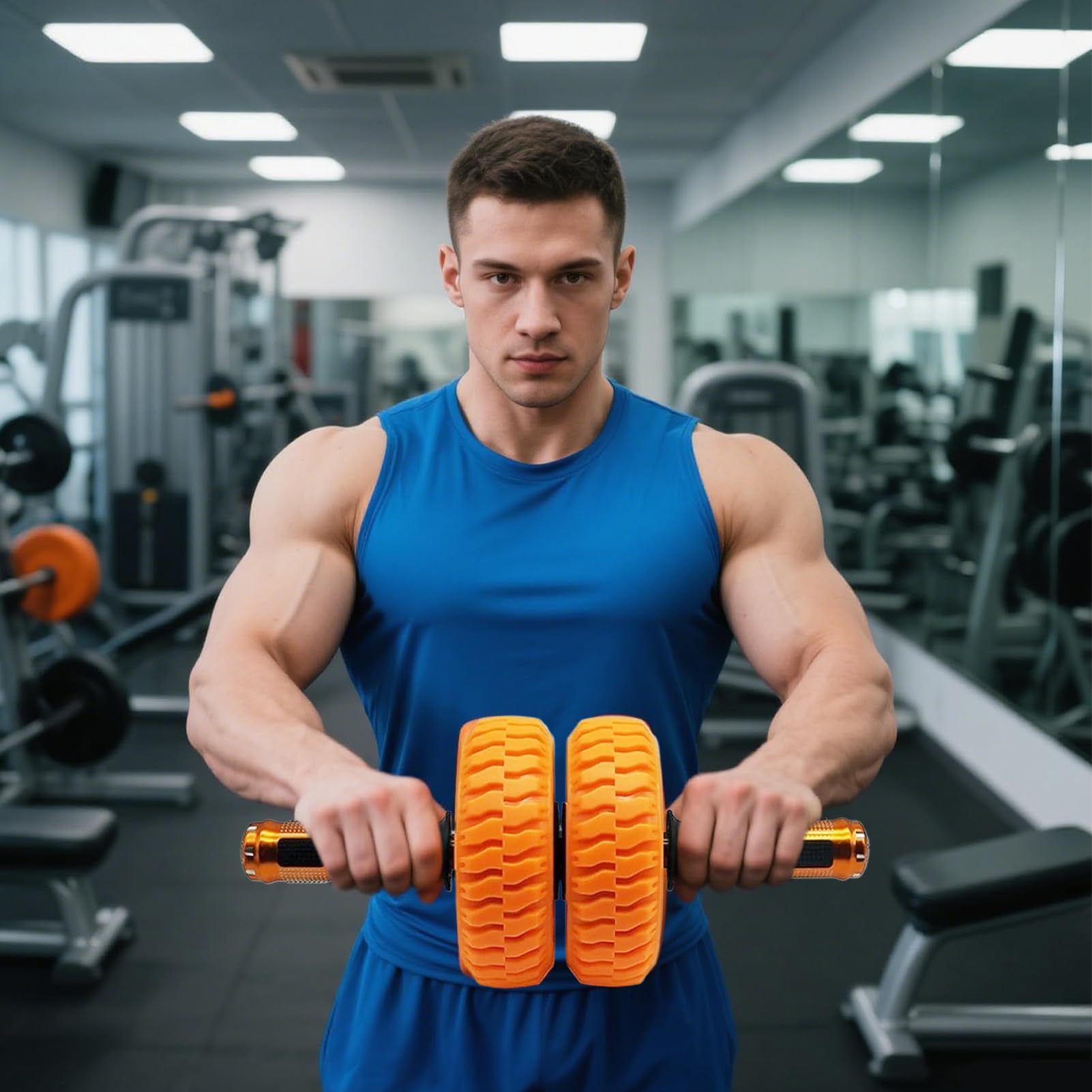 Ruota Addominale Attrezzo Portatile Palestra Casa Allenamento Fitness | Ruota Addominale Da 15 Cm Allenamento Addominale Per Interni Famiglia Esterni Ufficio Viaggio Lavoro