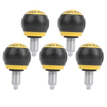 Pasamer Pop Pull Pin 5pcs Save Effort Hygienic Smooth Surface Pasamer Pop Pin for Bicycles Exercise BikesBlack and Yellow