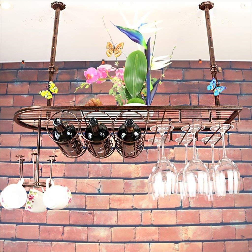 Casier inversé de 80cm pour ranger verres et bouteilles de vin