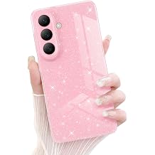 Newseego for Samsung Galaxy S26 5G Case, Cute Luxury Sparkle Bling Glitter Case for Women Girls Soft TPU Bumper Anti-Scratch Shockproof Protective Case Cover for Samsung Galaxy S26-Pink