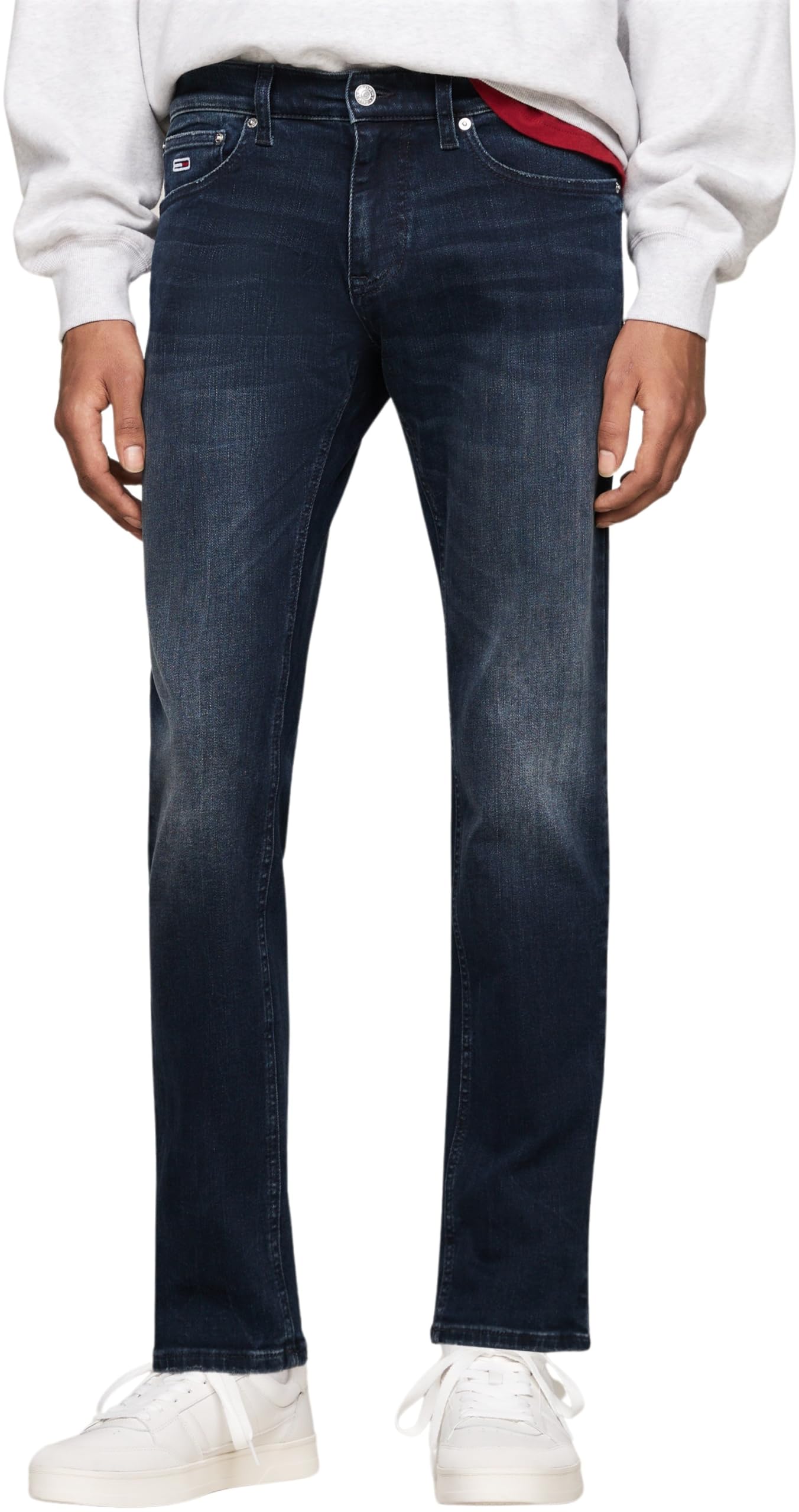 Tommy Jeans Men’s Scanton Slim Fit Stretch Jeans, Blue (Denim Dark), 29W/32L