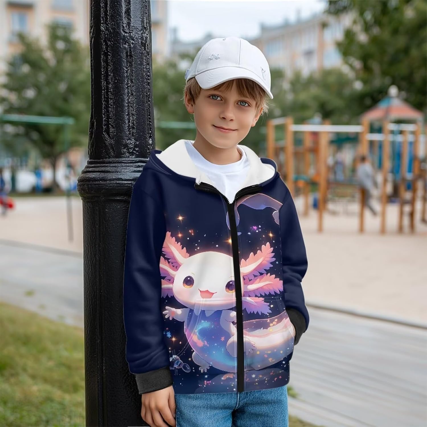 Bulopur Hoodie for Girls Full Zip Casual Soft Thick Long Sleeve Sweatshirt Sweater Warm Fleece Lined Fall Winter Clothes