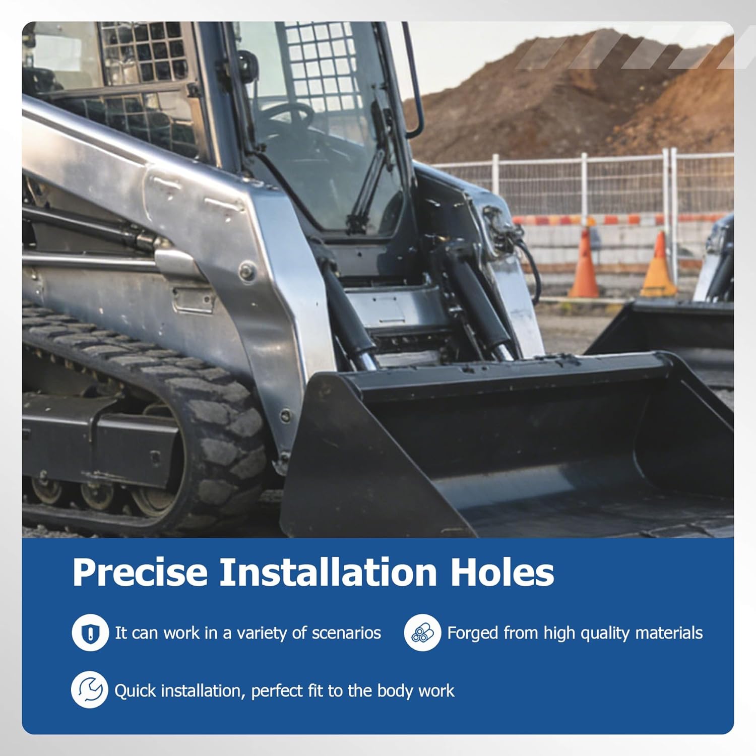 WFLNHB 6672513 6672051 550136836 Hydraulic Pump Replacement for Bobcat Skid Steer 751 751G 753 753G 763 763G 773 Model