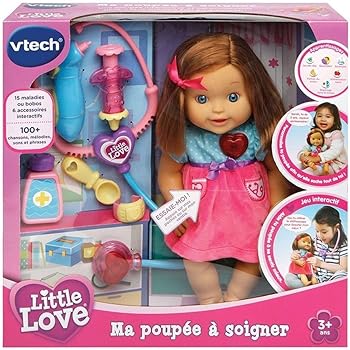 VTech - Little Love - Chlo?� apprend ?� parler et chanter - Poup?�e qui parle - ?�volutive et 