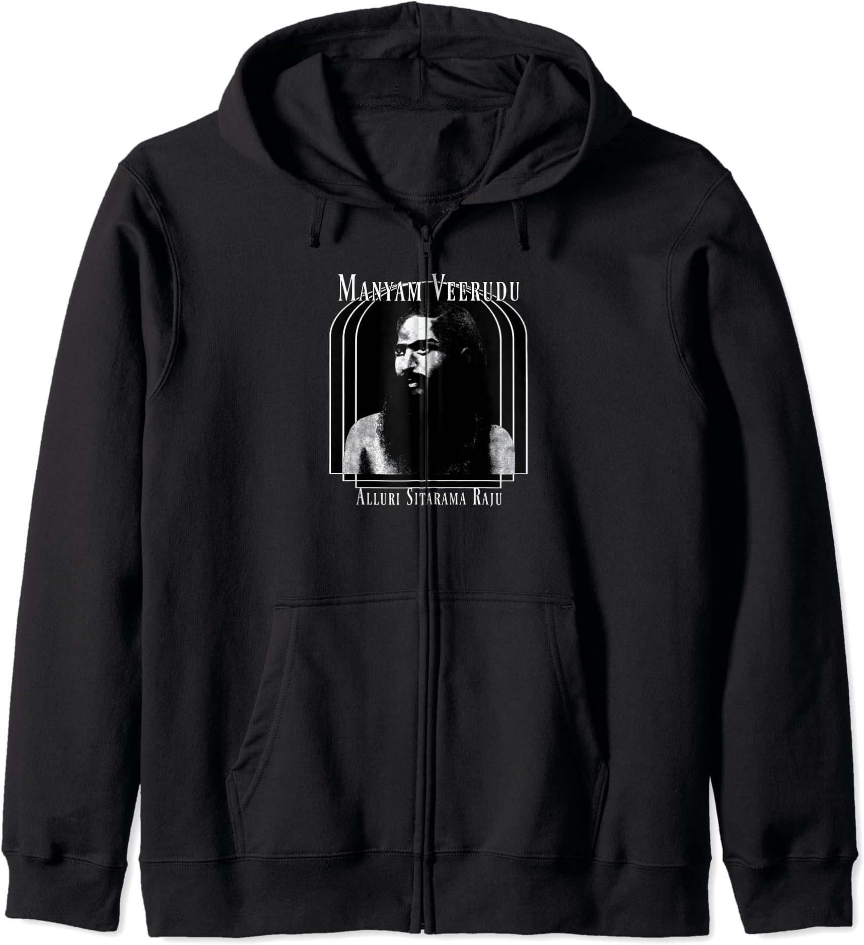 Alluri Sitarama Raju Manyam Veerudu Zip Hoodie
