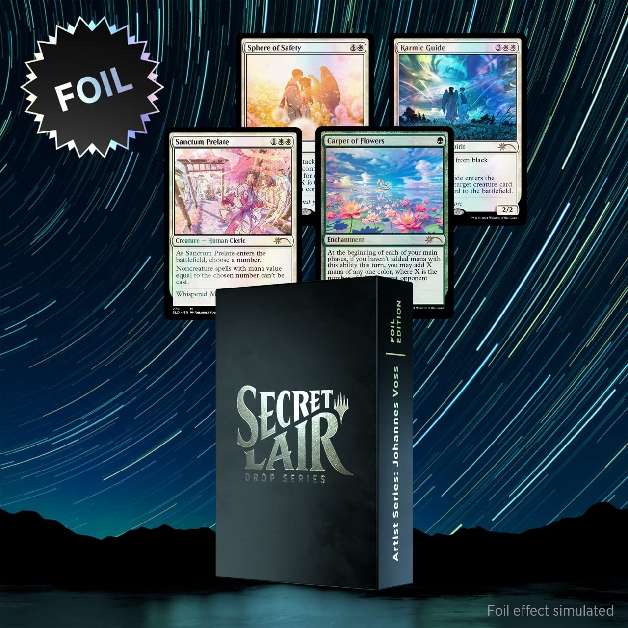 Amazon.com: Magic TCG Magic: The Gathering Secret Lair Premium Foil: MTG  Artist Series Johannes Voss : Office Products