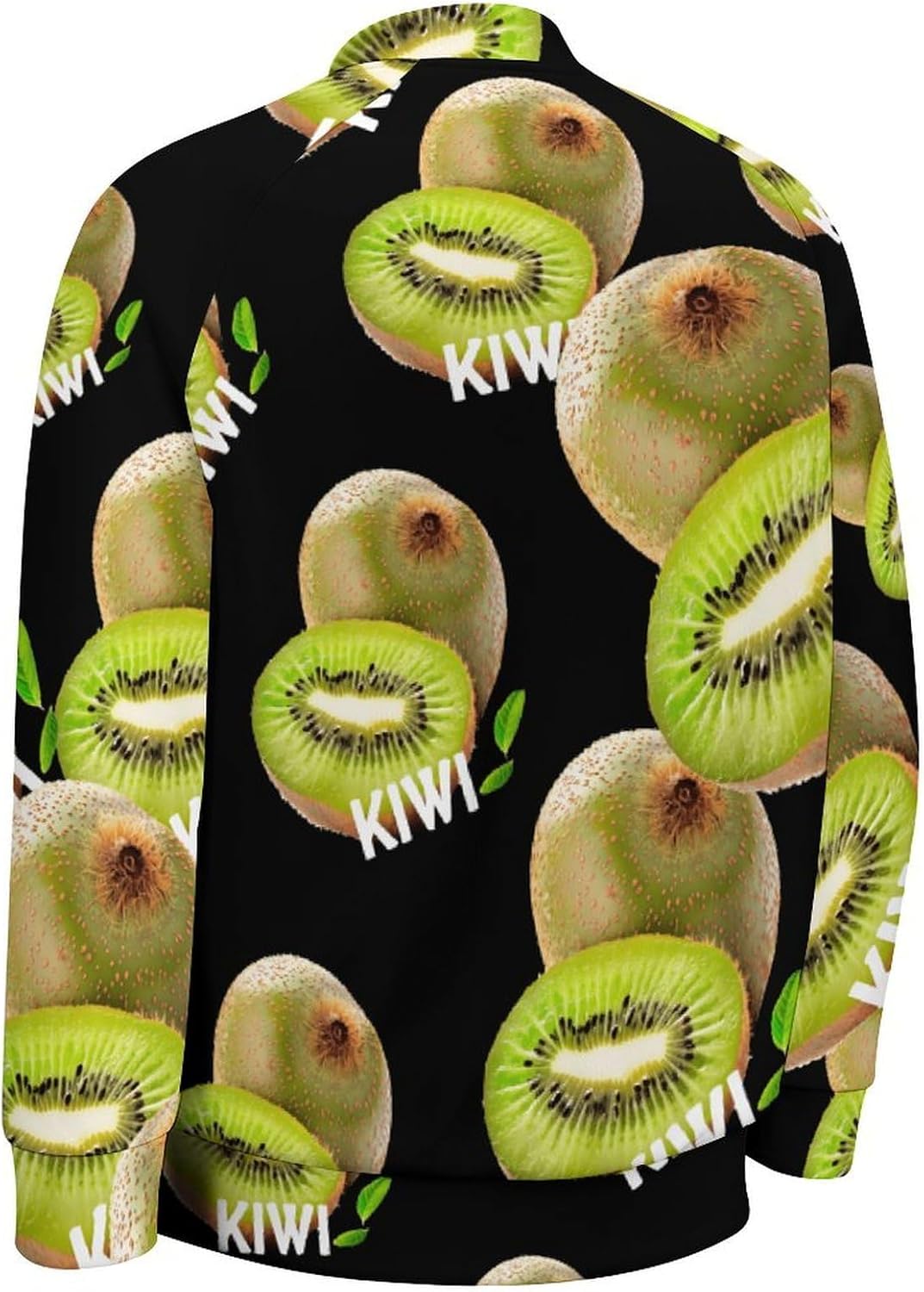 Kiwi Baseball Jacket Fashion Sports Sweatshirts Sweater Casual Coat Outwear for Men