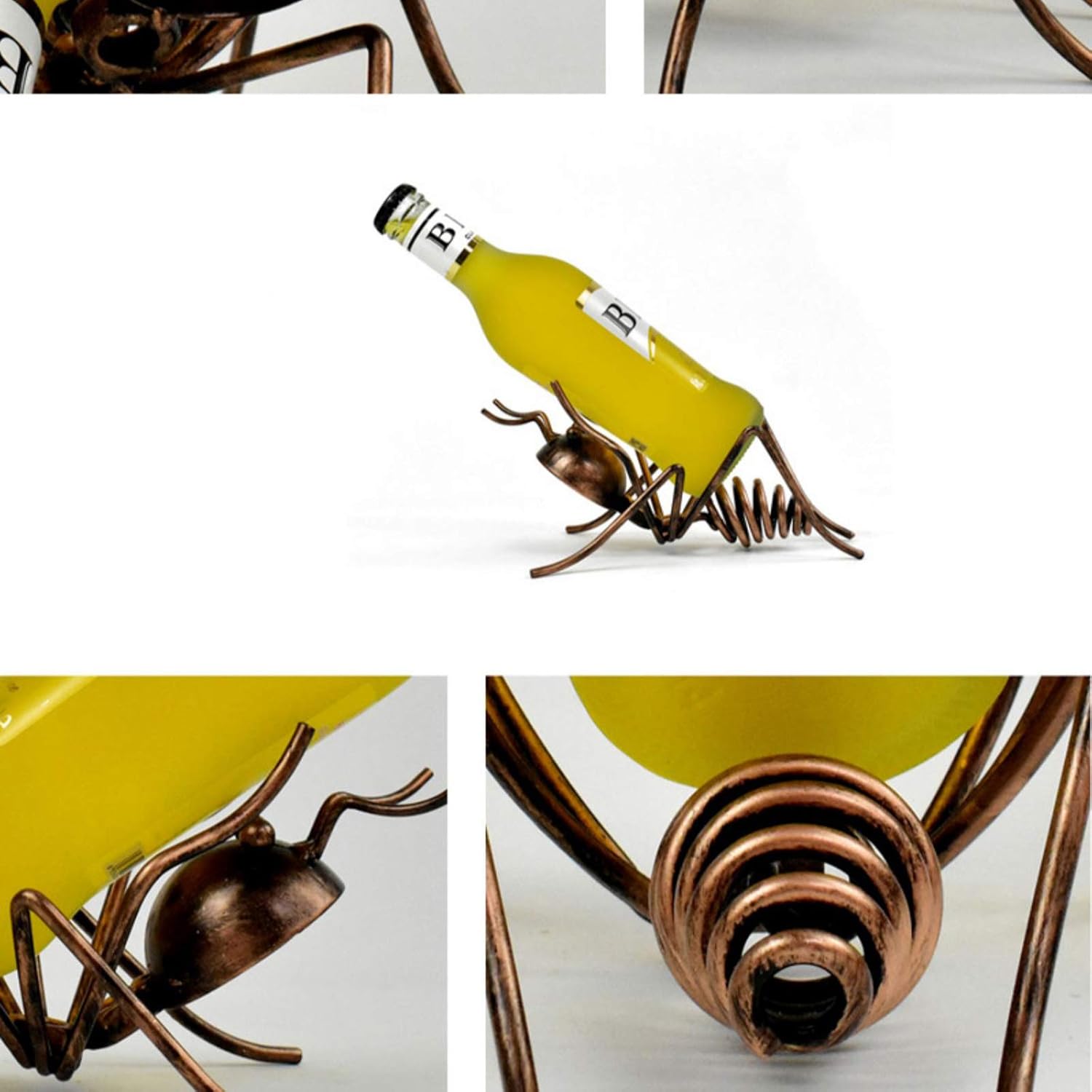 Meech Ant Sculpture Wine Rack Creative Metal Wine Rack Desktop Wine Rack for Decoration
