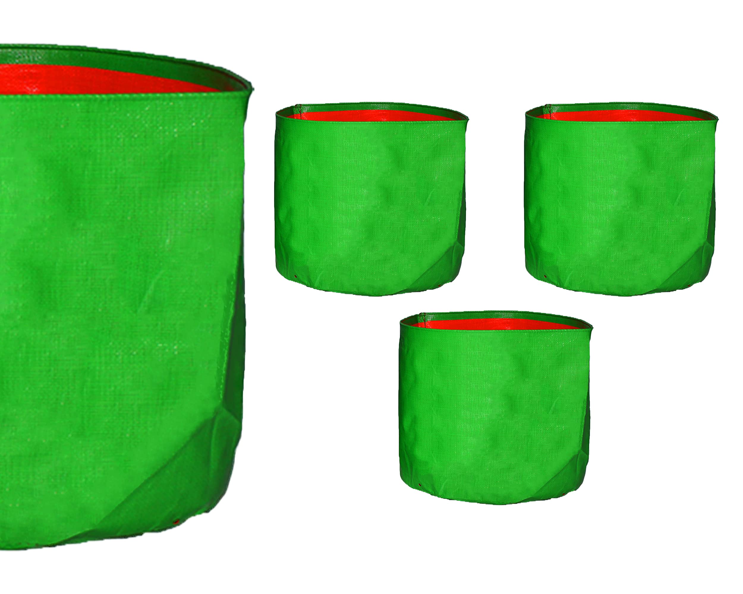 Plastic S&S Agencies UV-Stabilized HDPE Grow Bags for Terrace Outdoor, Kitchen, Home, Vegetable Gardening, Lawn, Flower pots and planters - Pack of 03 (12" X 12" Inch) (B08QFJZ59P) Amazon Price History, Amazon Price Tracker