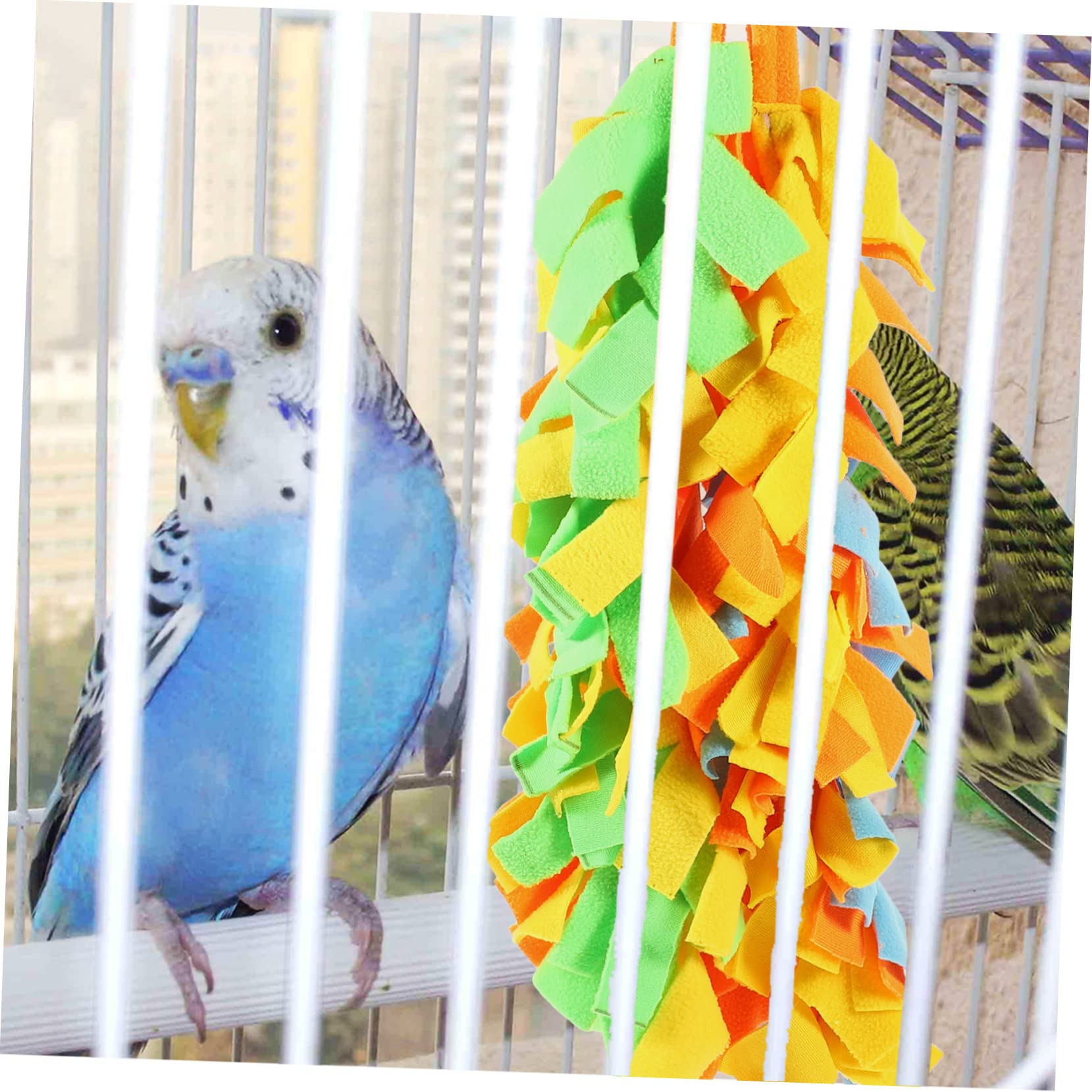BESPORTBLE 10pièces Jouets à Mâcher pour Oiseaux Et Petits Animaux Balancement Suspendu pour Perruches Perroquets Et Hamsters Accessoire De Et Sûr