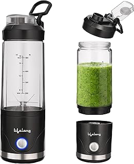 Lifelong Portable Blender 650ml | Portable Juicer Mixer for Smoothies & Juice | 4000mAh USB Rechargeable | 6 Stainless Ste Price In India
