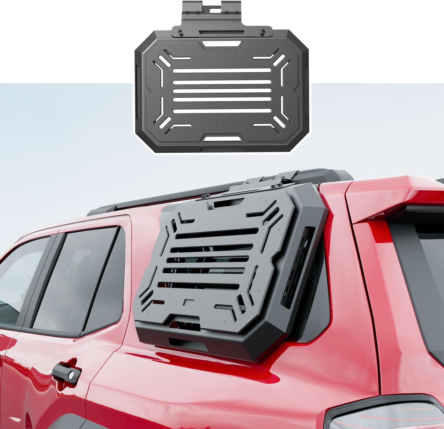 Rear Window Storage Molle Panel Compatible with 2025 2026 Toyota 4Runner Exterior Molle Storage Panel (Only for Driver Side) Panel System Replacement for 2025 2026 Toyota 4Runner Accessories