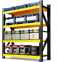 Steel Rack, Commercial Use, Metal Rack, Load Capacity 555.1 lbs (240 kg), 3 Tiers, Width 59.1 x Depth 19.7 x Height 70.9 inches (150 x 50 x 180 cm), Height Adjustable, Cold-Rolled Steel