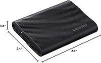 Vista 11 de Samsung T9 - SSD portátil de 1 TB, unidad externa de estado sólido USB 3.2 Gen 2x2, velocidades de lectura secuencial de hasta 2,000 MB/s para Negro