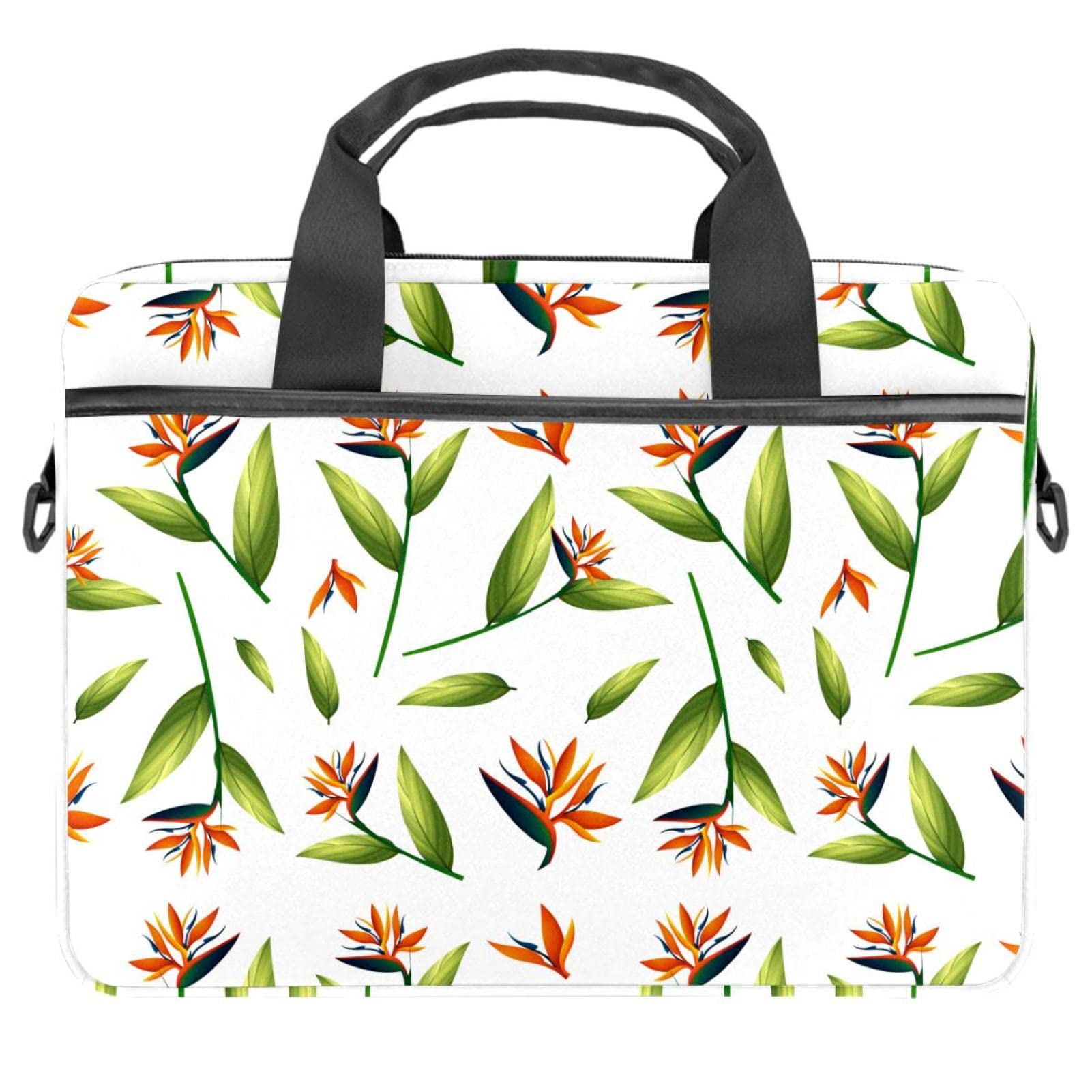 Bolso bandolera para portátil de 13 13.3 14.5 pulgadas diseño exclusivo Bird of Green Paradise 7